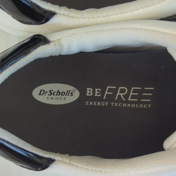 Dr. Scholl's Madi Band Slip On Sneakers 8M White Black Gray - Picture 8 of 16